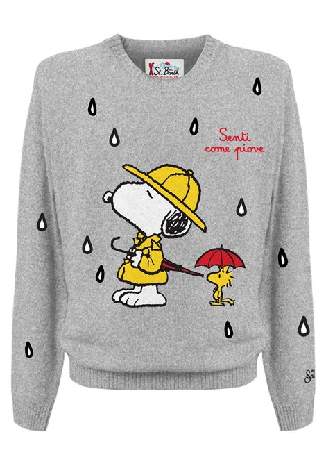 Pull con stampa SAINT BARTH | DOU0001 DOUGLAS01681I SNOOPY PIOVE 15M EMB